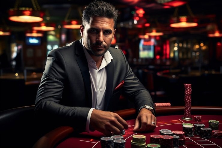 mahaslot login Teen Patti mobile interface showing card view, betting buttons, and player positions